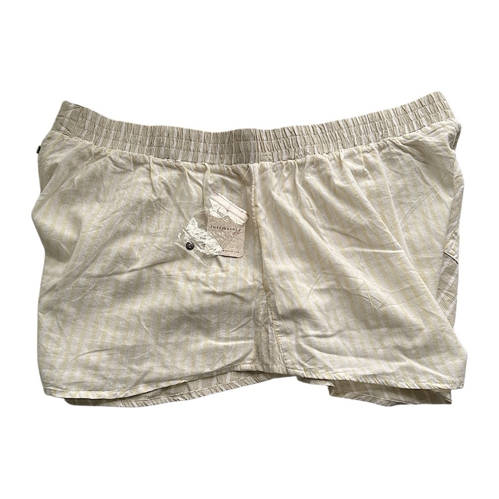 NEW Intimately Free People Rags to Riches Sleep Shorts Size XL Ivory Combo - Picture 5 of 8